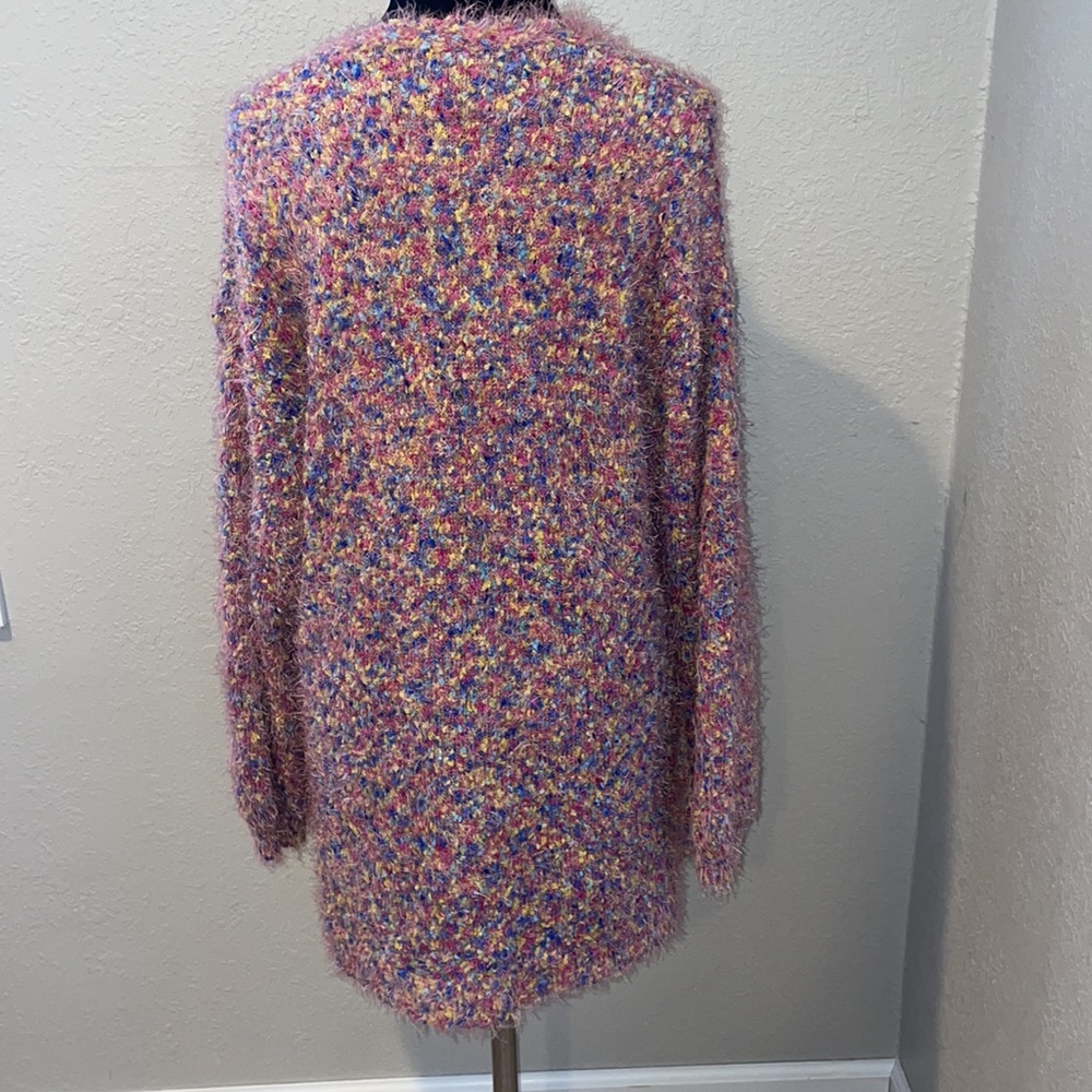 American Rag Popcorn Open Front Cardigan - Picture 2 of 4